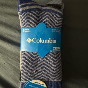 🥳 Columbia Women's Thick Cotton Blend Crew Socks